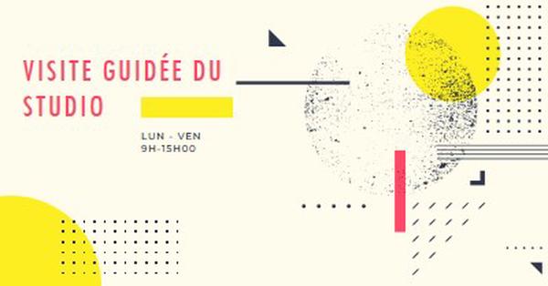 Audience de Studio yellow modern-geometric-&-linear