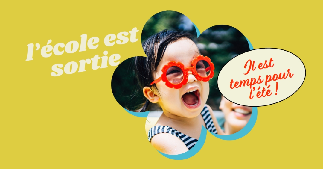 L’école est dehors, la piscine est en yellow whimsical-color-block