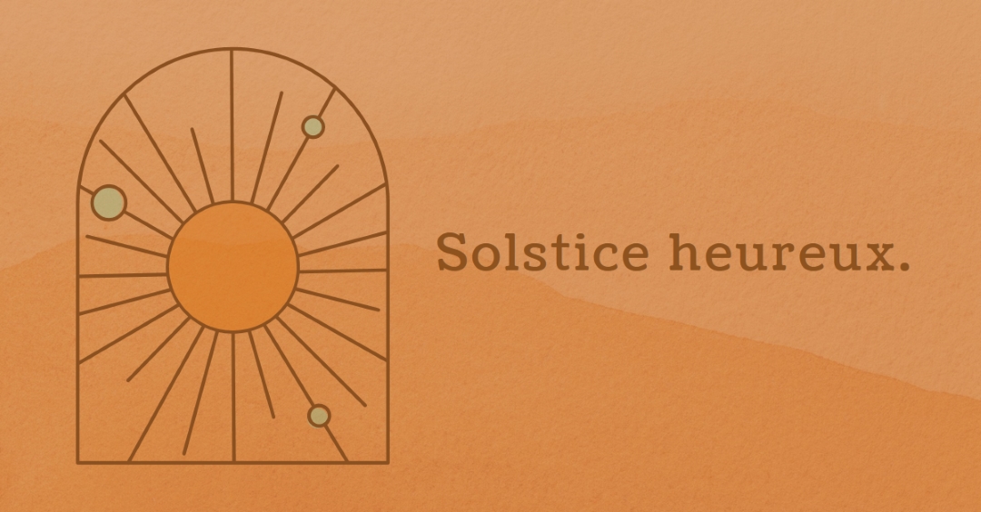 Bon pour le solstice orange organic-boho