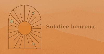 Bon pour le solstice orange organic-boho