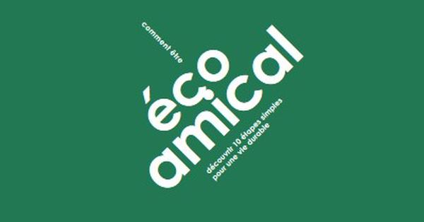 Éco-conseil green modern-bold