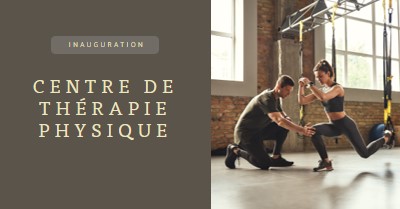 Salle de récupération brown modern-simple