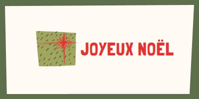 Joyeux cadeau de Noël white whimsical-color-block