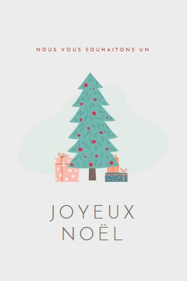 Je vous souhaite un joyeux Noël pink whimsical-color-block