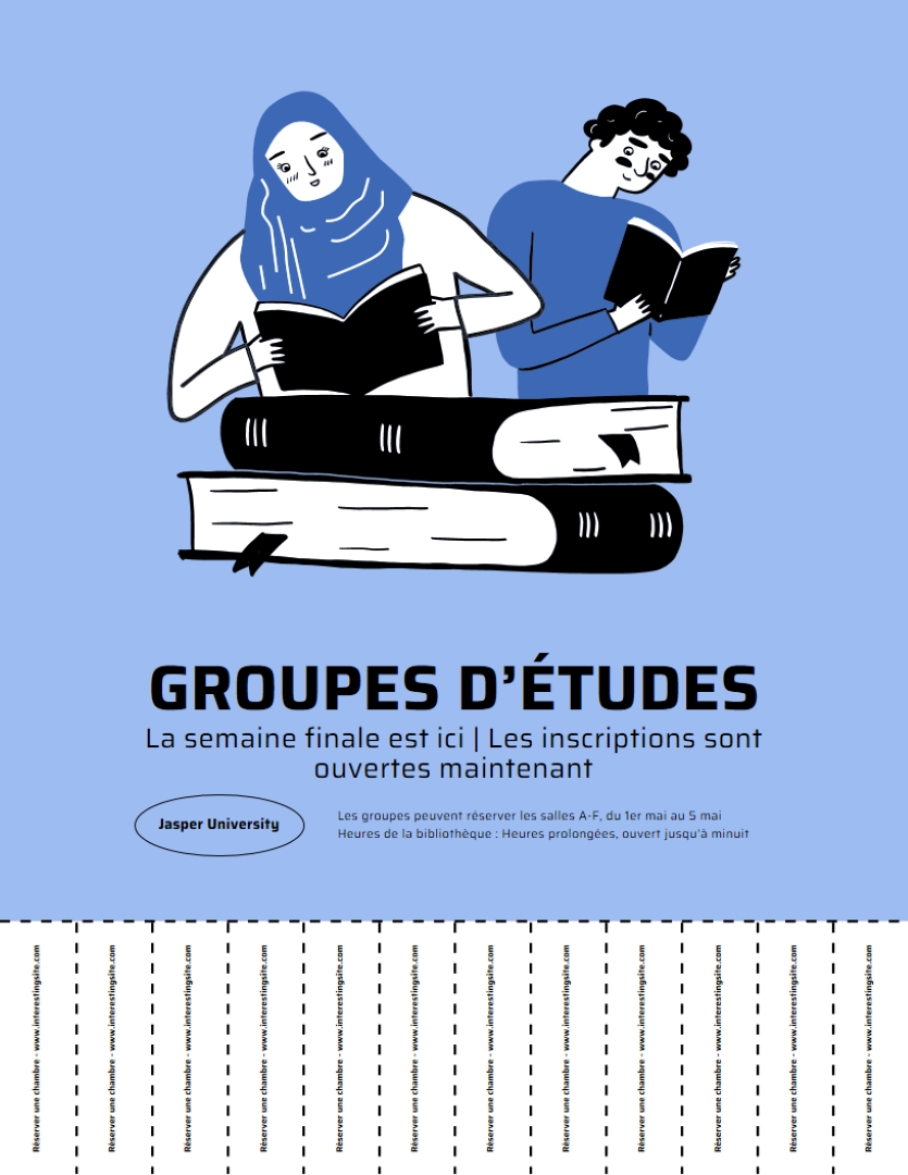 Déchirure d’un flyer éducatif purple simple,illustrative,tear-off,flat-graphic