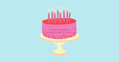 Heureux que vous soyez né pink cute,3d,minimal