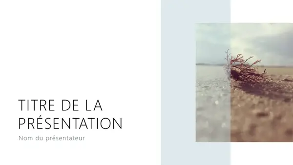 Présentation de paysages côtiers modern-simple