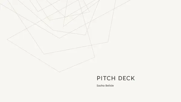 Argumentaire de vente clair et minimaliste modern-simple