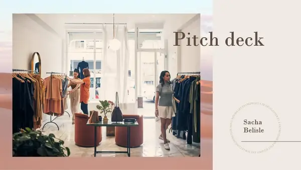 Présentation d’argumentaire de vente modern-simple