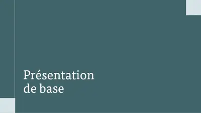 Présentation de conférence moderne modern-simple