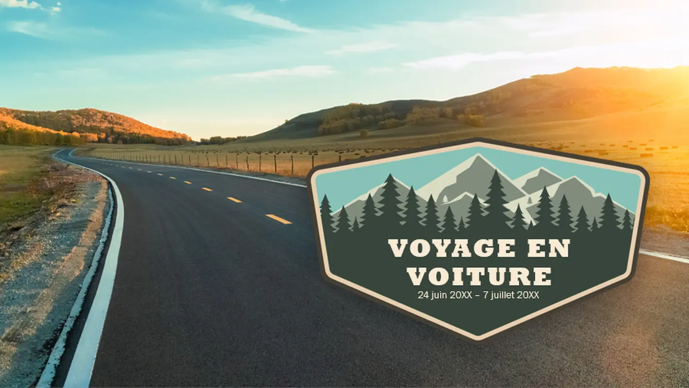 Album photo road trip organic simple