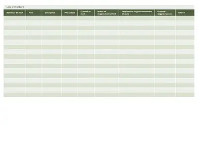 Liste d’inventaire