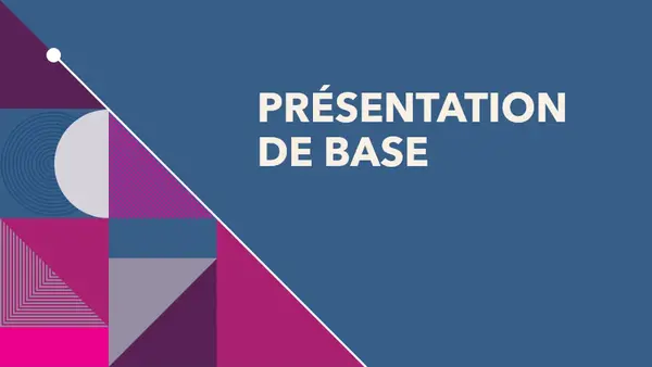 Présentation d’argumentaire abstraite en couleur modern-geometric