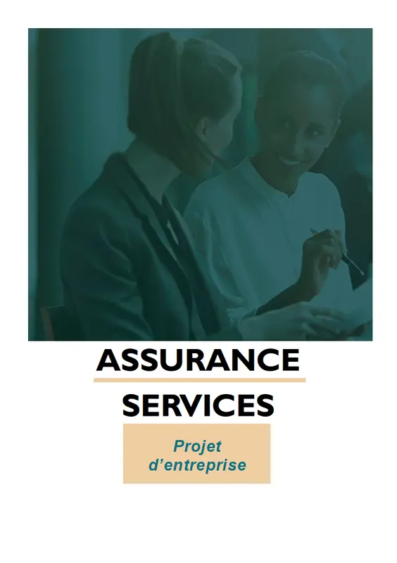 Projet d’entreprise de services professionnels modern-simple