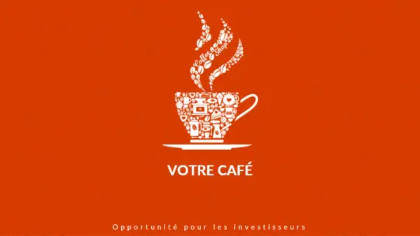 Présentation rapide d’un commerce de café white modern-simple