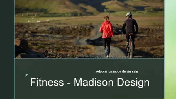 Fitness - Conception Madison black modern bold