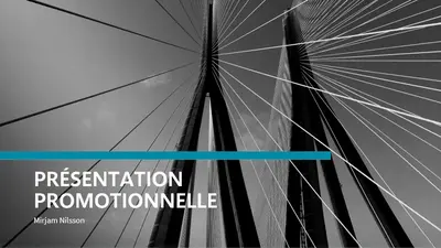 Argumentaire de présentation financière modern-simple