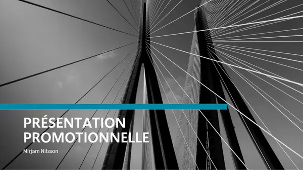 Argumentaire de présentation financière modern-simple