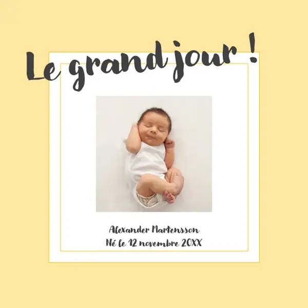 Album photo des étapes de la vie du bébé whimsical color block