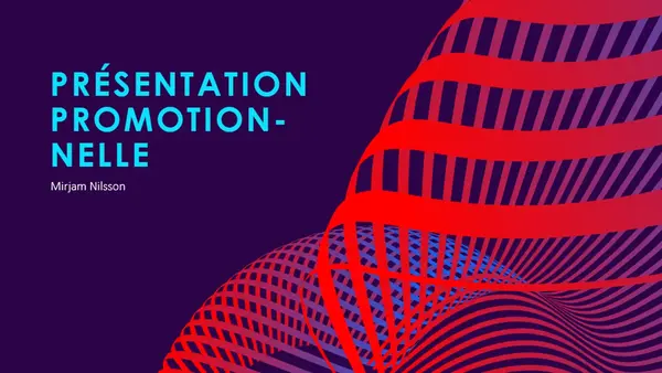 Présentation promotionnelle futuriste modern-bold