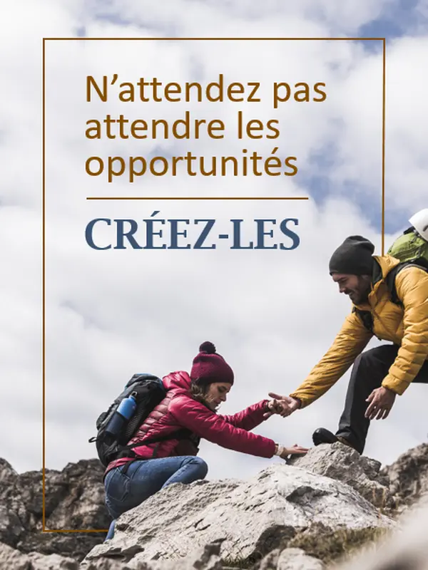 Affiches de citations inspirantes modern-bold