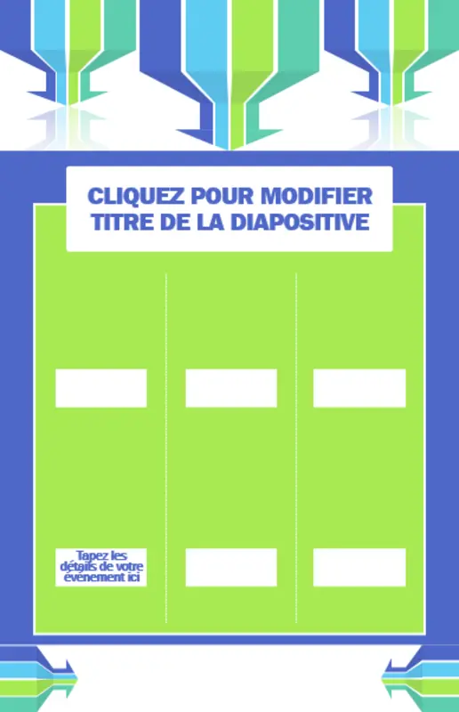 Affiches de la communauté blue modern-color-block