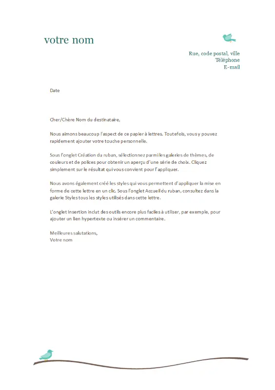 Free Letter Templates For Word Microsoft Create