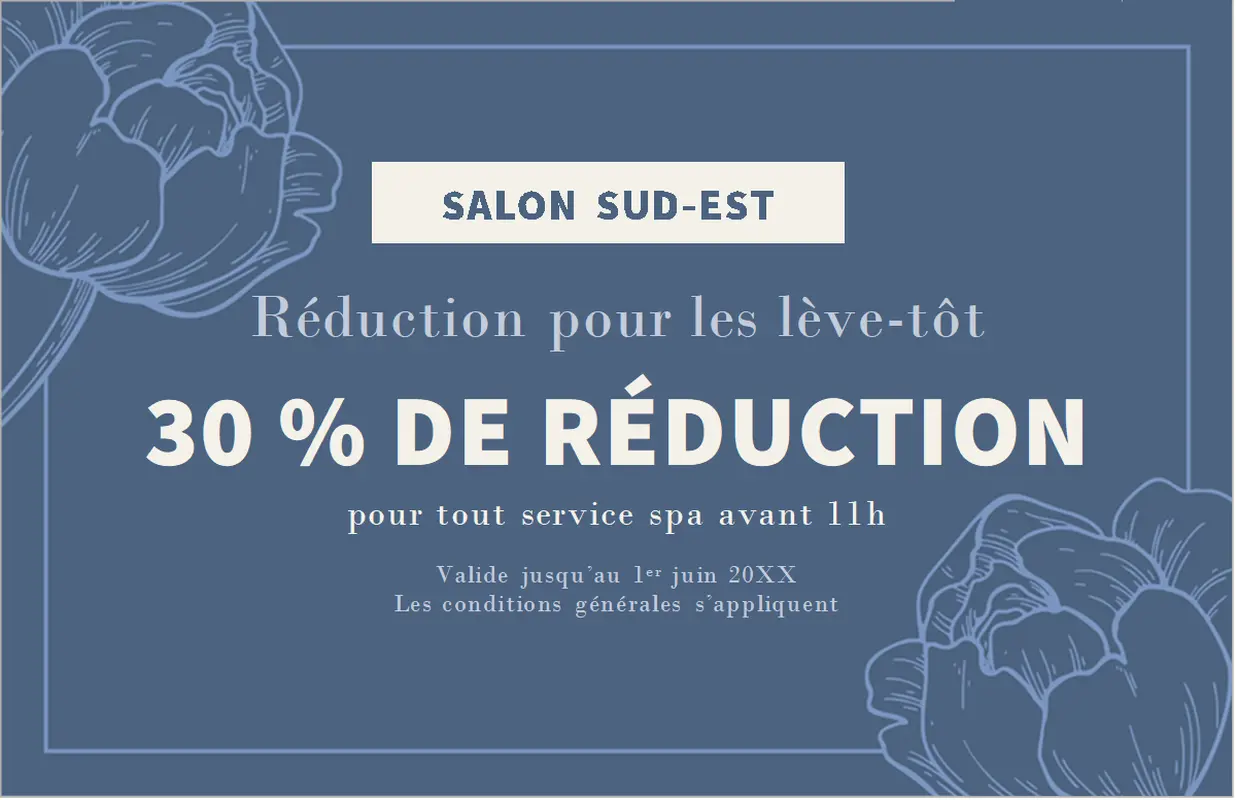 Coupon « botanique vintage » vintage-botanical