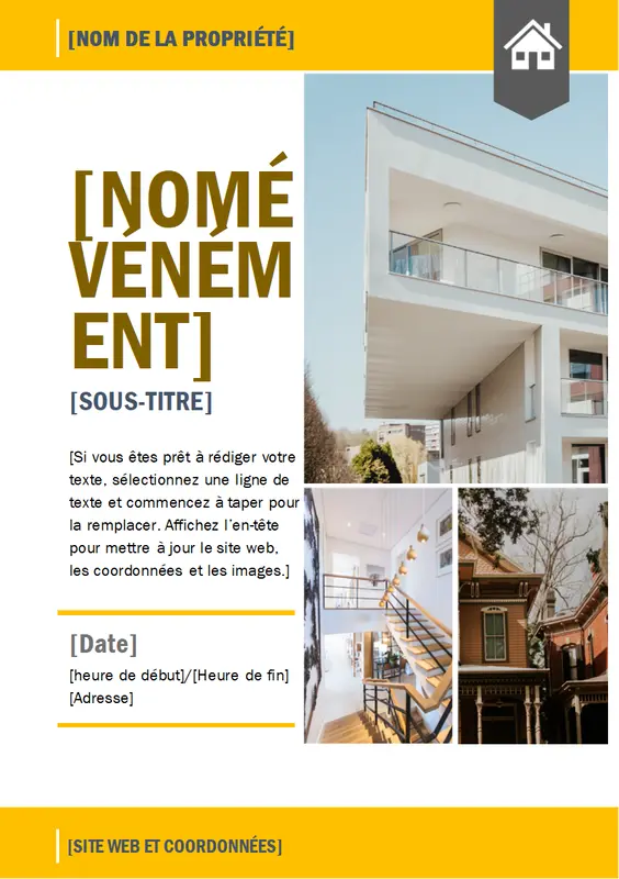 Prospectus de portes ouvertes modern-simple