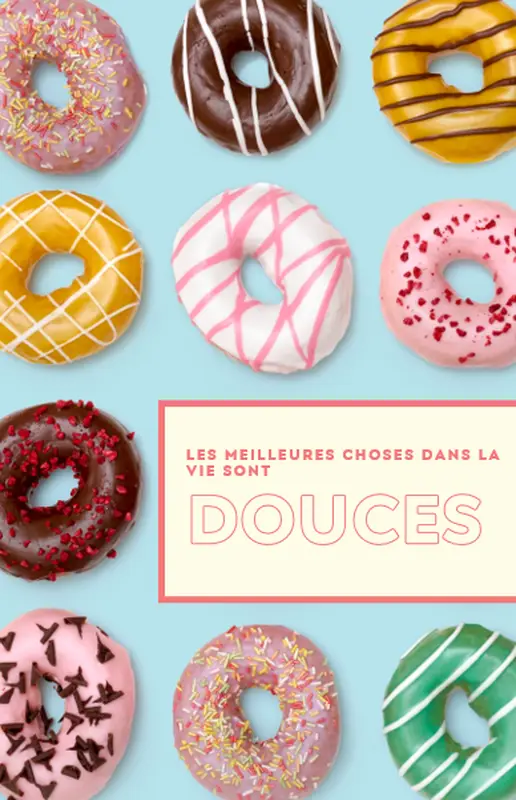 Affiches de nourriture modern-simple