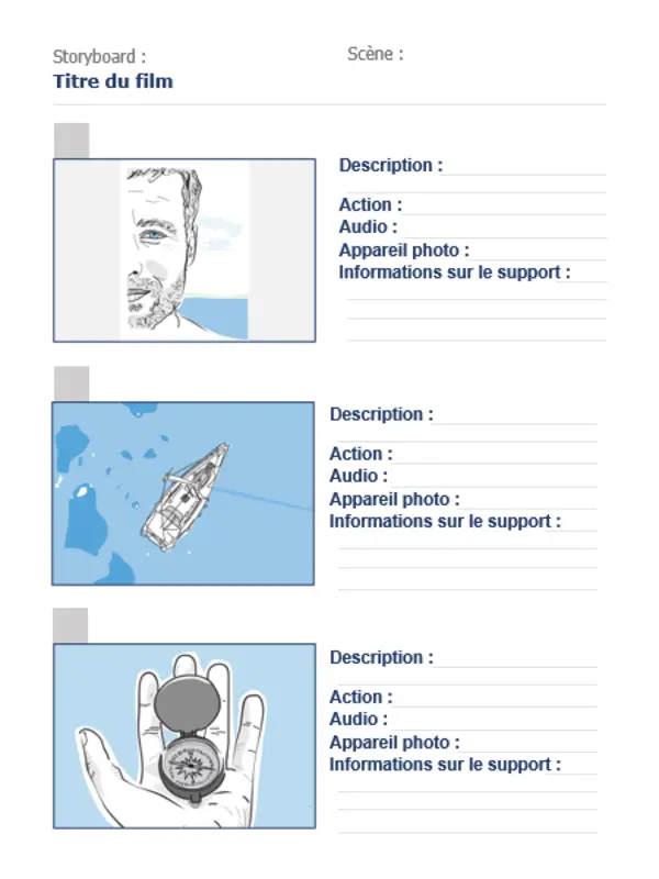 Story-board vertical modern simple