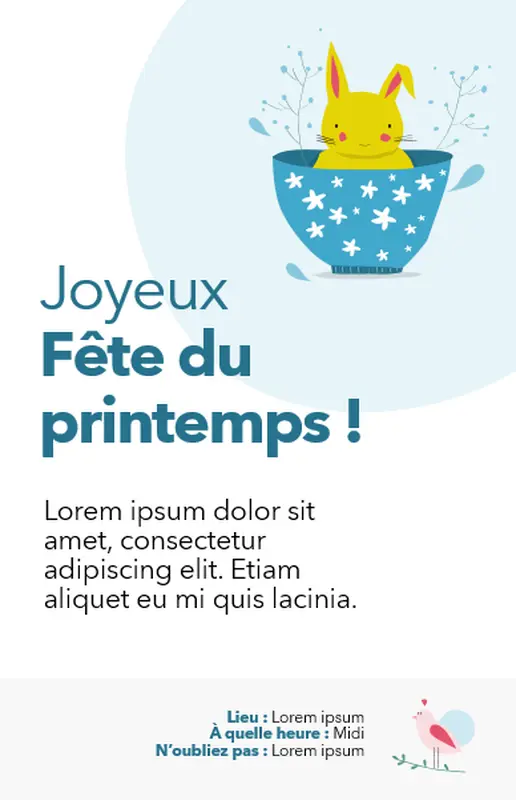 Imprimables de printemps  whimsical color block