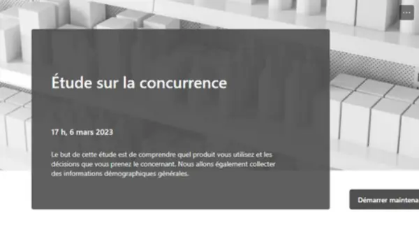 Étude sur la concurrence gray