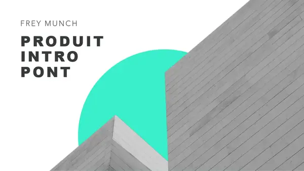 Présentation moderniste claire modern bold