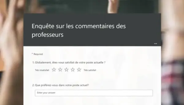 Enquête sur les commentaires des professeurs brown modern simple