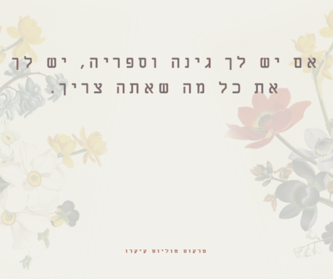 תרבות הצומח gray vintage-botanical