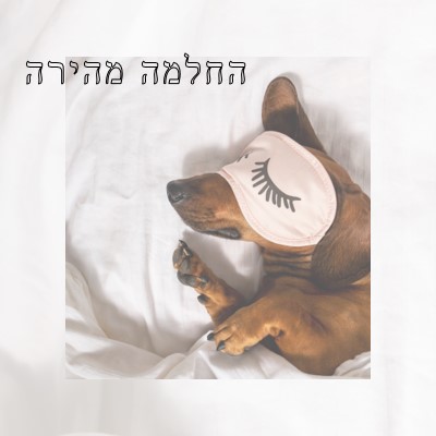 מנוחה white organic-simple