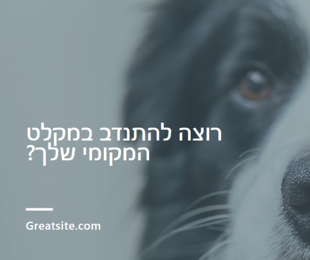 התנדב וה הבא עידוד blue modern-simple