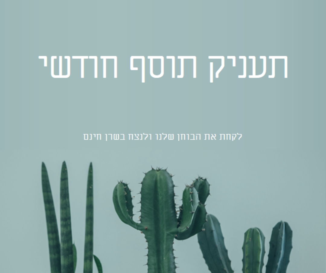 בוחן הענקת תוסף חודשי green modern-simple