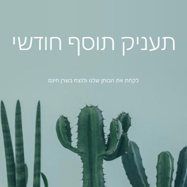 בוחן הענקת תוסף חודשי green modern-simple