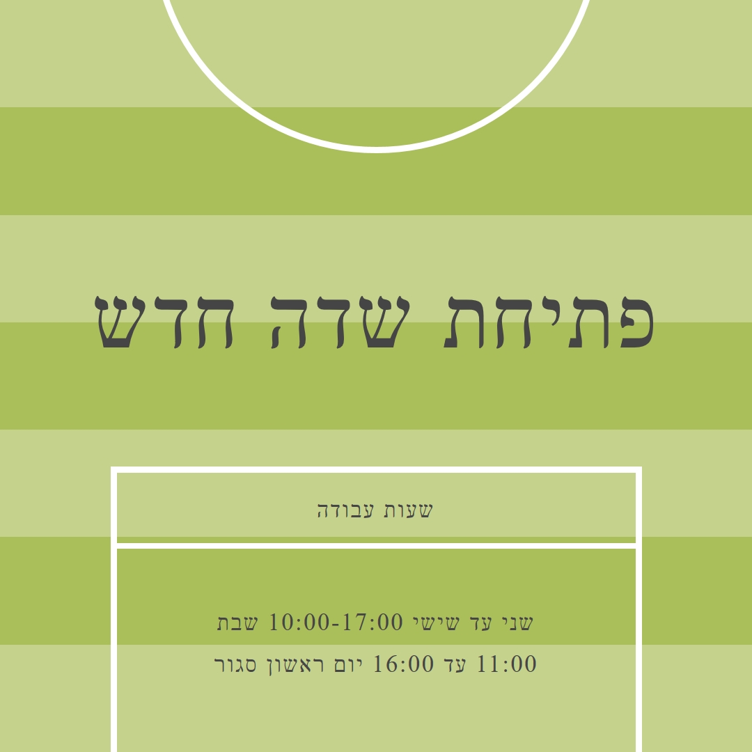 מטרות שדה green modern-geometric-&-linear