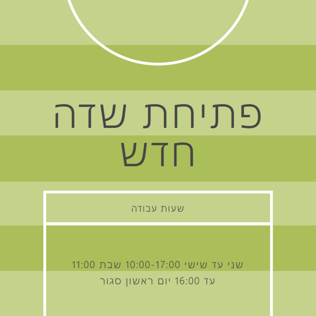 מטרות שדה green modern-geometric-&-linear