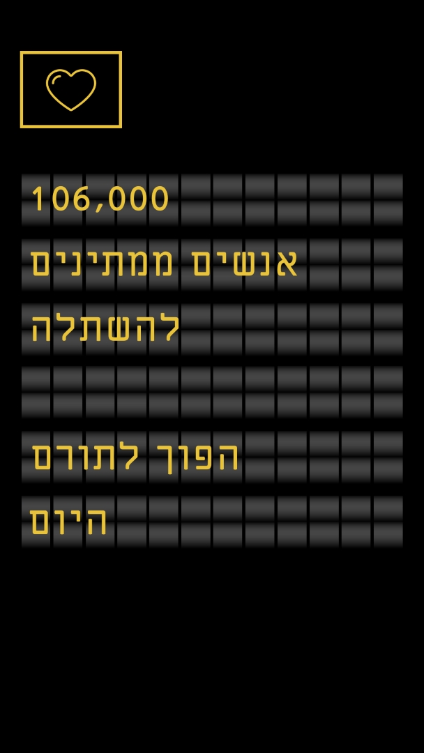 הפוך לתורם איברים היום black modern-bold