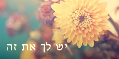 עלי כותרת משגשגים yellow modern-simple