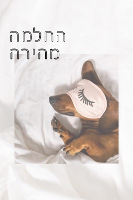 מנוחה white organic-simple