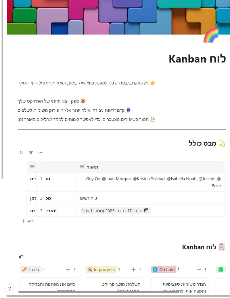 לוח Kanban