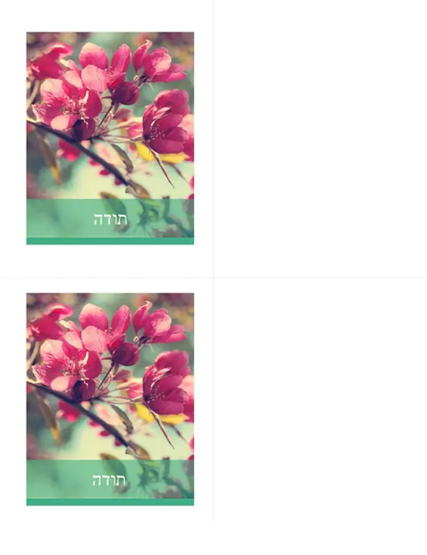 כרטיסי תודה