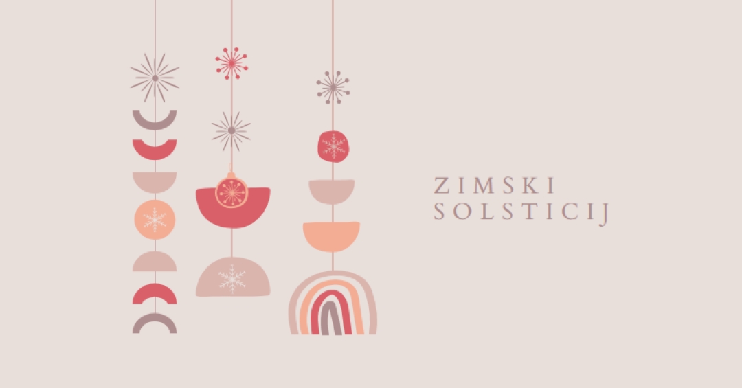 Lijep zimski solsticij gray organic-boho