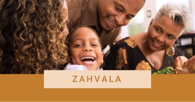 Zahvala brown modern-simple