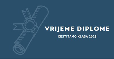 Vaša diploma blue modern-simple